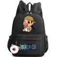 thumbnail image 1 of Anime One Piece Backpack Knapsack Kids Boy Girl Printed School Bag Teenager Student Cartoon Bookbag Outdoor Rucksack, 1 of 5