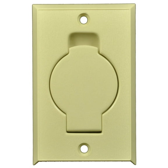 Generic Central Vac Ivory Auto Inlet Door