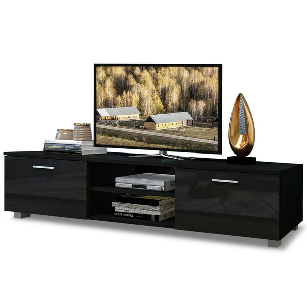 Modern Tv Stand For 70 Inch Black, Tv Table Stand 70 Inch