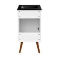 thumbnail image 7 of Manoir 18 in. White Bathroom Vanity With Black Ceramic Sink Top, 7 of 7