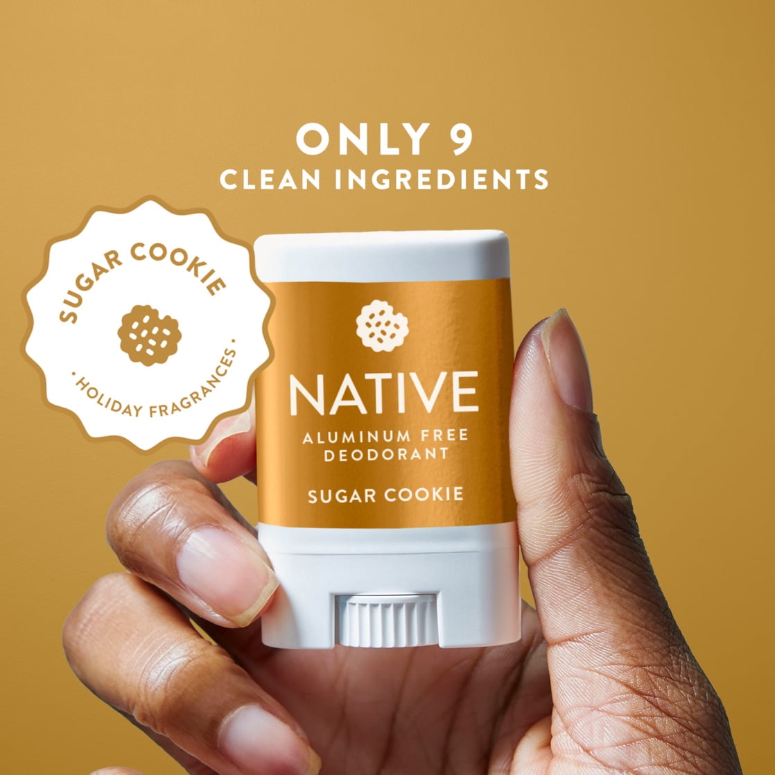 (2 pack) Native Limited Edition Sugar Cookie Mini Deodorant 0.35 oz