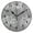 Black, variant on 9.84in Minimalist Bicycle Illustration PVC Canvas Wall and Table Clock with Canvas Texture, Black or Gold Hands