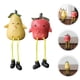 thumbnail image 2 of 2 piezas de adorno lateral de mesa, figura de fruta de dibujos animados, decoración artesanal de resina, linda decoración de gabinete de frutas, 2 of 5