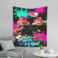 thumbnail image 2 of Splatoon Wall Tapestry Cartoon Poster Wall Hanging Tapestry for College Dorm Living Room Bedroom Decoration 40x60 Inch, 2 of 7