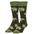 thumbnail image 2 of Cool Socks Novelty Crew Socks Men's Women's, Bass Fish, Graphic Print, Large, 2 of 5
