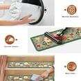 thumbnail image 4 of Non-Slip Stair Treads - Indoor Stair Runners for Wooden Steps Green Flower Safety Mats for Pets, Kids, and Elders, 30X8 inch Slip Resistant Stair Rugs with Rubber Backing, 4 of 5