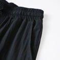 thumbnail image 6 of Guluxicc Men's Straight Leg Linen Pants with Pockets Elastic Waist Drawstring Solid Daily Casual Trousers for Summer Beach Vacation, 6 of 8