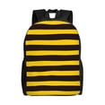 thumbnail image 1 of Balery Bee Stripe Mochila - Mochila Estilosa y Duradera para Laptop de 15 Pulgadas con Tela Oxford Impermeable, 1 of 8