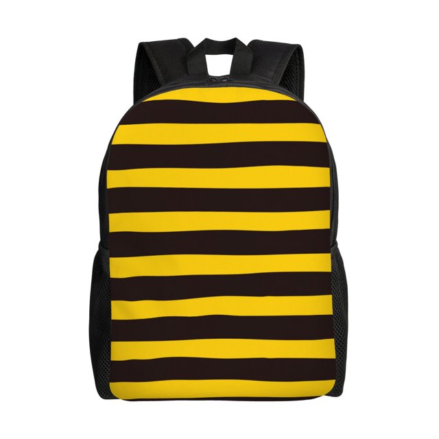 Balery Bee Stripe Mochila - Mochila Estilosa y Duradera para Laptop de 15 Pulgadas con Tela Oxford Impermeable