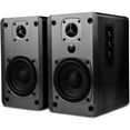 thumbnail image 3 of singing wood Wireless Bluetooth Bookshelf Speaker, Surround Sound, Black, 2 Pieces, 3 of 8