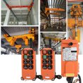 thumbnail image 3 of Control Remoto Industrial Inalámbrico, Máquina De Elevación Multifuncional Control Remoto Robusto Duradero Operación Simple Para Grúa De Polipasto ANGGREK Control remoto industrial inalámbrico, 3 of 8