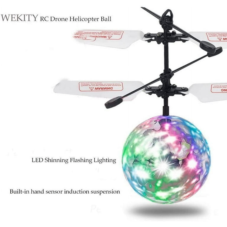 Flying Ball Glowing Flying Toys Gifts For Kids Boys And Girls, Indoor Mini  Drone Hand Control Helicopter, Rechargeable Glowing Ball Infrared Induction