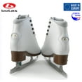 thumbnail image 4 of BOTAS - model: CINDY / Made in Europe (Czech Republic) / Innovated Figure Ice Skates for Women, Girls / Layered Real Leather Upper / LTT technology / White Str. Cuff / Color: White, Size: Adult 5, 4 of 6