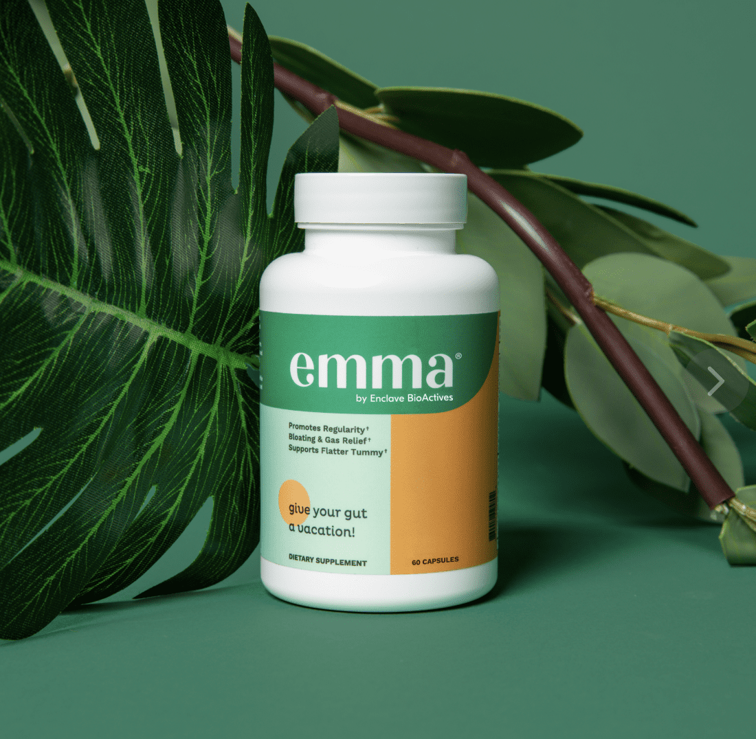 Emma Relief Gut Health - Gas And Bloating Relief, Constipation, Leaky Gut Repair - 60 capsules