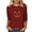 Wine_D, variant on gbyLJF Women's Plus Size 3/4 Sleeve Halloween Shirts Funny Ghost Rhinestone Graphic Top Casual Fall Family Party Mom Tee