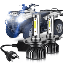 Fits Suzuki KingQuad 400 500 750 LED Headlights Bulb H4/9003 High Low Beam Kit 6000K White Lamp