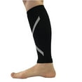 thumbnail image 4 of SPRING PARK Reflective Tape Calf Leg Running Sport Compression Sleeve Socks Shin Splint Support Brace Guard, 4 of 7