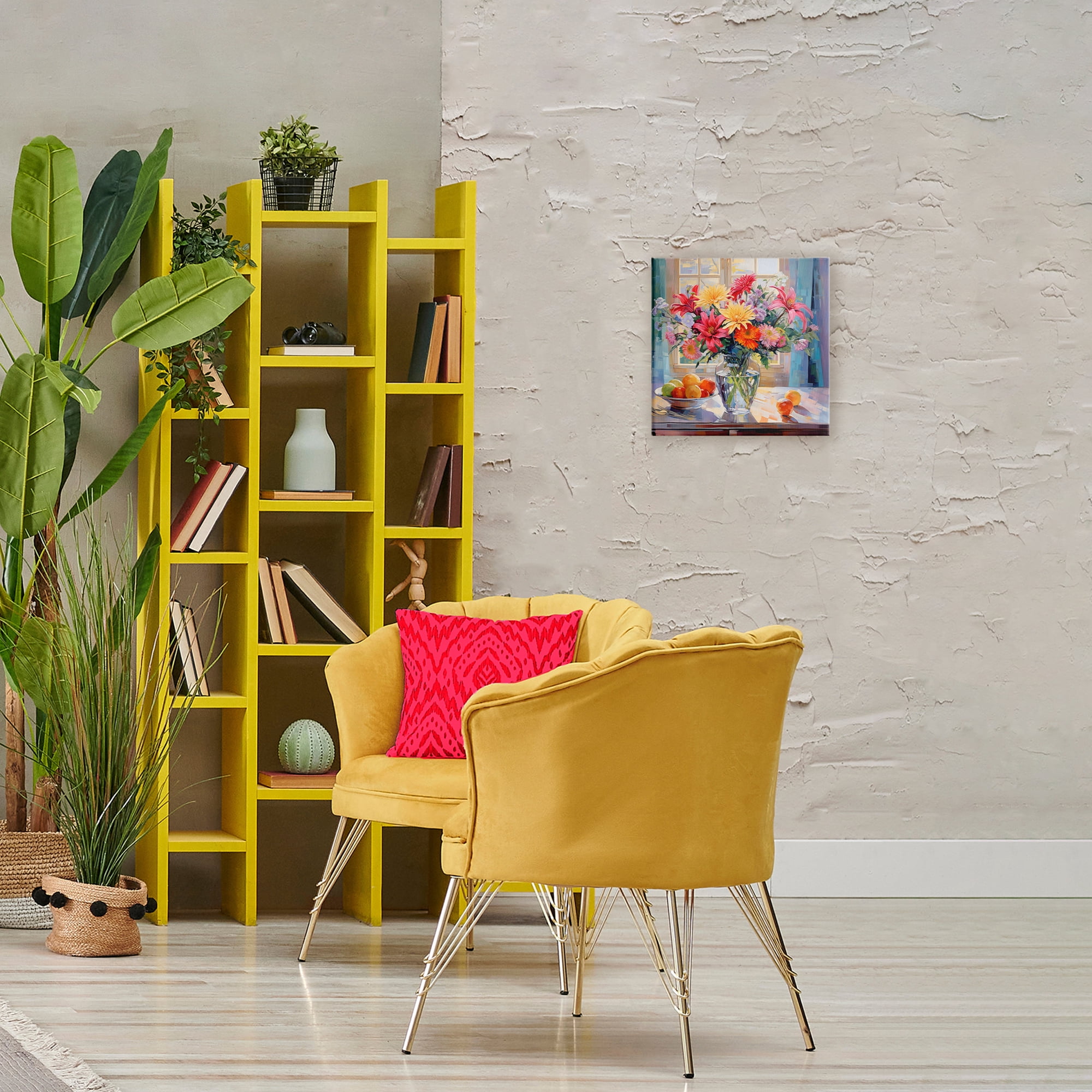 Stupell Industries Summer Flowers & Fruit Canvas Wall Art, design by Creative Studio
