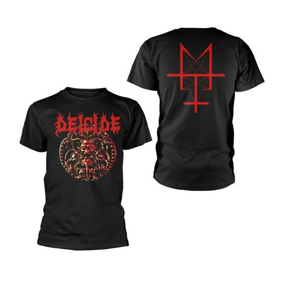 Deicide Men's Self Titled Album Cover T-Shirt Black Medium | Officially Licensed Merchandise