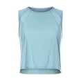 thumbnail image 1 of Ropa de yoga ligera y transpirable para primavera y verano, top para mujer con espalda hueca, de secado rápido, chaleco deportivo informal y holgado para fitness, 1 of 6