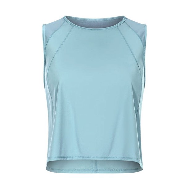 Ropa de yoga ligera y transpirable para primavera y verano, top para mujer con espalda hueca, de secado rápido, chaleco deportivo informal y holgado para fitness