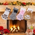 thumbnail image 6 of LANFENG Pet Christmas Stockings - Dog Paw Christmas Stockings Embroidered Christmas Stockings - for Christmas Decorations and Holiday Decorations, 6 of 10