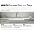 Kohler Cape Dory Top Mount Single Bowl Kitchen Sink With FourHole