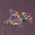 thumbnail image 2 of Tired Sleeping Cat | I Wish I Was My Cat Funny Colorful Kitty | Dean Russo Art Animal Lover Mens Premium Tri Blend T-Shirt, Vintage Purple, X-Large, 2 of 6