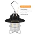 thumbnail image 2 of Luz Que Acampa Retro LED Camping Light 300LM Tipo-C Recargable IPX4 650mAh (Negro), 2 of 9