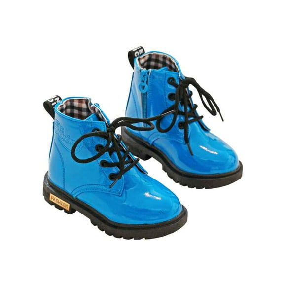 Kids Children Kindergarten Baby Girls and Boys Velvet Boots kids Children snowshoes Sports High Ankle Shoes Sports Martin Boots Snowboots