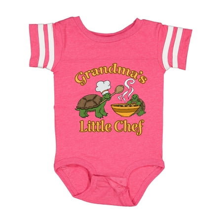 

Inktastic Grandma s Little Chef with Cute Turtles Gift Baby Boy or Baby Girl Bodysuit