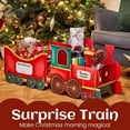 thumbnail image 3 of Santa’s Gift Train for Presents, 2026 New Christmas Train Gift Box, Cardboard Santa Express Trains for Hold Presents Candy Gift Box Holder for Family Christmas Decorations (Style A-large), 3 of 7