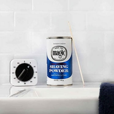 Magic Shaving Powder Blue Regular Strength 5 oz (Pack of 12)