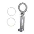 thumbnail image 4 of Soporte para teléfono con rotación de 360 ​​grados, antideslizante, de aleación de aluminio resistente. Plata, 4 of 9