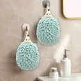 thumbnail image 6 of Omexry Kitchen Clearance Items Under 1 Dollar 3-PC Bathroom Chenille Hanging Hand Towel Balls- Super Absorbent Microfiber Soft Towel Quick Drying Hand Balls with Hanging Loop ,Rollbacks&More, 6 of 7