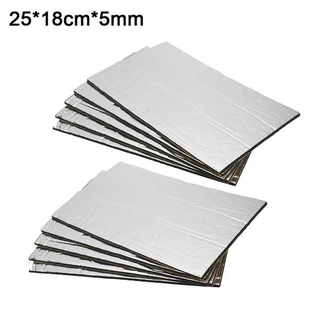 10PCS Sheets Car Sound Deadener Heat Insulation Mat for Auto Van Sound C5O3