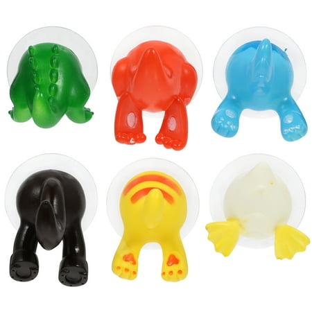 

Hooks Wall Hook Suction Animal Decorative Sucker Kitchen Tail Hangers Plastic Coat Cup Stick Key Traceless Sticky Door