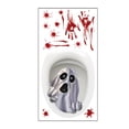 thumbnail image 4 of Etiqueta engomada del asiento del inodoro del mal de Halloween, pegatina 3D para la pared del inodoro, decoración del baño del hogar, 4 of 9