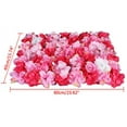 thumbnail image 2 of 12x 60x40cm Artificial Rose Hydrangea Flower Wall Panel Wedding Party Background, 2 of 11