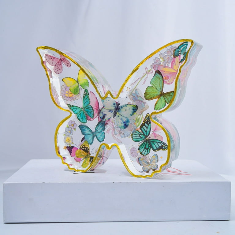 4-Piece Butterfly Silicone Resin Molds - For Wall Hanging Decor, Crafts, Epoxy Resin 4 thumbnail image