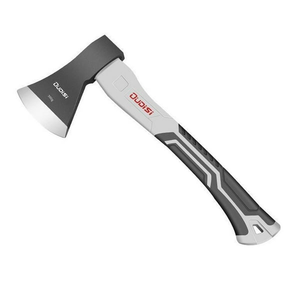 TFixol 500g-1000g Fiber Handle Wood Axe for Logging, Outdoor Gardening, and Home Use - Durable Manganese Steel Blade, Non-Slip Grip, Heavy-Duty Forged Head