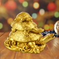 thumbnail image 4 of Estatua de tortuga de , colección de china resina decorativa para Oro Zulema Estatua de tortuga, 4 of 8