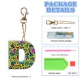 thumbnail image 2 of Llaveros Arte Con Diamantes Espejo Bolsillo Bolso Señora Doble Cara Hecho A Mano DIY, 2 of 9
