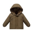 thumbnail image 2 of LYHao Girls Down Coat Winter Warm Thickened Hooded Jacket For Toddlers Kids Outerwear Insulated With Soft Windproof Cold Weather Girls Down Coats,Sizes 9-10 Years, 2 of 7