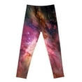 thumbnail image 4 of MIXUE Toddler Girls Pants Leggings Gradient Print Stretch Yoga Clothes Streetwear,Red,8-10 Years, 4 of 4