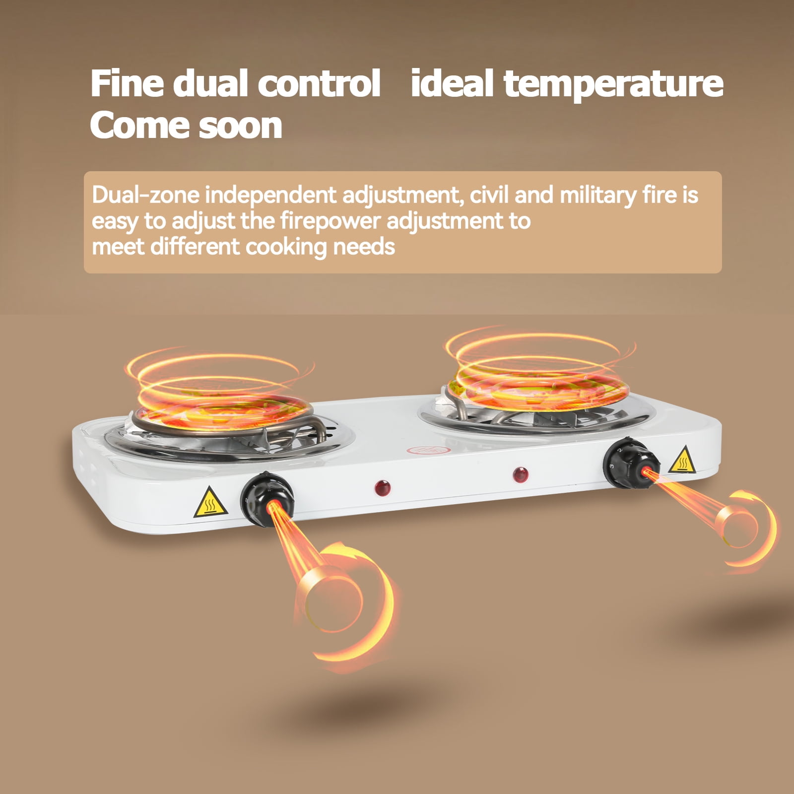 Wobythan's Double Trouble Hot Plate: 2000W Electric Stove Burners for Cooking up a Storm in the Kitchen