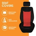 thumbnail image 5 of Universal Fit Car Seat Cover – Full Set of Automotive Car Seat Covers, Ultra-Modern Quilted Leatherette Seat Covers, Water-resistant Seat Protector for Cars, Trucks, SUVs and Vans, 5 of 10
