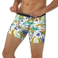 thumbnail image 2 of Sigee Summer Leopard for Men's Boxer Briefs,Moisture Wicking and Breathable X-Large, 2 of 9