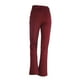 thumbnail image 3 of Pantalones rectos de cintura alta para mujer: cintura elástica, pantalones acampanados con bolsillos, 3 of 6