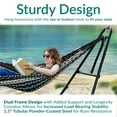 thumbnail image 4 of Sunnydaze 550 lb Powder-Coated Steel Universal Hammock Stand - Black, 4 of 13